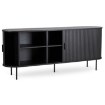 Mebel Elite Комод Trish 180 см, двухдверный, с выдвижными ящиками, черный, ME.TRISH/CZ/KOM180 - Home Club, изображение 3