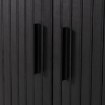 Mebel Elite Комод Trish 180 см, двухдверный, с выдвижными ящиками, черный, ME.TRISH/CZ/KOM180 - Home Club, изображение 8