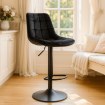 Mebel Elite Барный стул Arcos 2, черный, велюровый, ME.ARCOS2/CZ/V/H - Home Club, изображение 2