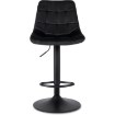 Mebel Elite Барный стул Arcos 2, черный, велюровый, ME.ARCOS2/CZ/V/H - Home Club, изображение 3