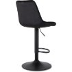 Mebel Elite Барный стул Arcos 2, черный, велюровый, ME.ARCOS2/CZ/V/H - Home Club, изображение 4