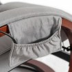Mebel Elite Масажне крісло з підігрівом Cano з підставкою для ніг, сіре, тканинне, ME.CANO/P/T/FW - Home Club, зображення 12