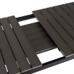 Mebel Elite Садовий стіл Argos 160–210 см, темно-сірий дуб/чорний, ME.ARGOS/160-210/P/CZ/OGR/S - Home Club, зображення 6