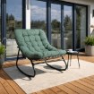 Mebel Elite Кресло-качалка Aurora, зелёное, ME.AURORA/Z/T/FW - Home Club, изображение 3