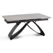 Mebel Elite Комплект: стол Luigi 160–240 см (серый мрамор/чёрный) и 4 стула Paul (тёмно-серые), LUIGI/P/CZ/S160-240/PAUL/CZ/T/Z4/K - Home Club, изображение 10