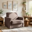 Mebel Elite Комплект із 2 одномісних крісел для сну Milan 1, бежевий, PPHUE.MAJA1/POLARIS4/Z2/FW - Home Club, зображення 2