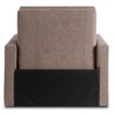 Mebel Elite Комплект із 2 одномісних крісел для сну Milan 1, бежевий, PPHUE.MAJA1/POLARIS4/Z2/FW - Home Club, зображення 5