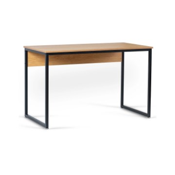 Mebel Elite Письменный стол Ross 120 см, дуб золотистый/чёрный, ME.ROSS/D/CZ/B - Home Club