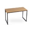 Mebel Elite Письмовий стіл Ross 120 см, дуб золотистий/чорний, ME.ROSS/D/CZ/B - Home Club, зображення 3