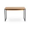 Mebel Elite Письмовий стіл Ross 120 см, дуб золотистий/чорний, ME.ROSS/D/CZ/B - Home Club, зображення 4