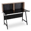 Mebel Elite Игровой стол Ice 138,5 см, черный/дуб «Сонома», ME.ICE/DS/CZ/B - Home Club, изображение 3