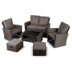 Mebel Elite Комплект садовой мебели Delgado, серый, ME.DELGADO/P/RT/OGR/ZES - Home Club, изображение 4