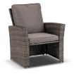 Mebel Elite Комплект садовой мебели Delgado, серый, ME.DELGADO/P/RT/OGR/ZES - Home Club, изображение 5