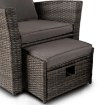 Mebel Elite Комплект садовой мебели Delgado, серый, ME.DELGADO/P/RT/OGR/ZES - Home Club, изображение 9