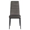 Mebel Elite Стул Naris, серый, велюровый, ME.NARIS/P/CZ/V/K - Home Club, изображение 3