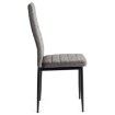 Mebel Elite Стул Naris, серый, велюровый, ME.NARIS/P/CZ/V/K - Home Club, изображение 4