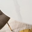 Mebel Elite Стол Sander 89 см, керамический, бело-золотой, ME.SANDER/B/ZL/S - Home Club, изображение 3