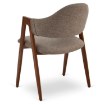 Mebel Elite Стул Ruiz, бежевый/орех, ME.RUIZ/BZ/O/T/K - Home Club, изображение 6