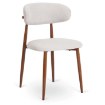 Mebel Elite Стул Flavio, орех/серый, ME.FLAVIO/P/O/T/K - Home Club
