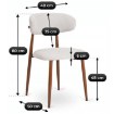 Mebel Elite Стул Flavio, орех/серый, ME.FLAVIO/P/O/T/K - Home Club, изображение 7