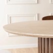 Mebel Elite Стіл Dario, овальний, 200 см, травертин/горіх, ME.DARIO/TRAW/O/S - Home Club, зображення 6