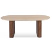 Mebel Elite Стіл Dario, овальний, 200 см, травертин/горіх, ME.DARIO/TRAW/O/S - Home Club, зображення 10