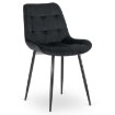 Mebel Elite Стул Chris, черный, велюровый, ME.CHRIS/CZ/V/K - Home Club