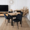 Mebel Elite Стул Chris, черный, велюровый, ME.CHRIS/CZ/V/K - Home Club, изображение 2