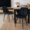 Mebel Elite Стул Chris, черный, велюровый, ME.CHRIS/CZ/V/K - Home Club, изображение 4