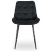 Mebel Elite Стул Chris, черный, велюровый, ME.CHRIS/CZ/V/K - Home Club, изображение 6