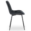 Mebel Elite Стул Chris, черный, велюровый, ME.CHRIS/CZ/V/K - Home Club, изображение 7