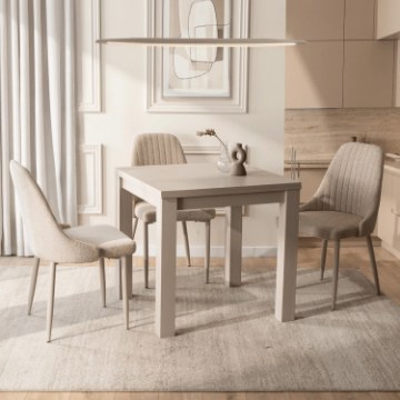 Mebel Elite Розкладний стіл Max 80–160 см, колір «Кашмір», W.MAX/KASZ/S - Home Club