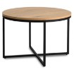 Mebel Elite Столик Hantel «Золотой дуб»/«Черный», ME.HANTEL/DZ/CZ/L - Home Club