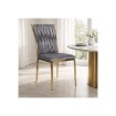 Mebel Elite Стул Dan, серый, плетеный, велюровый, ME.DAN/P/ZL/V/K - Home Club, изображение 2