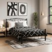 Mebel Elite Металеве ліжко Griffin 120x200, чорне, ME.GRIFFIN/120/CZ/LOZ - Home Club, зображення 2