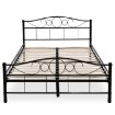 Mebel Elite Металеве ліжко Griffin 120x200, чорне, ME.GRIFFIN/120/CZ/LOZ - Home Club, зображення 3