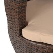Mebel Elite Комплект садовой мебели Frio, коричневый/бежевый, ME.FRIO/BR/RT/OGR/ZES - Home Club, изображение 9