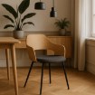 Mebel Elite Стул Orbi «Золотой дуб»/«Черный», ME.ORBI/CZ/D/T/K - Home Club, изображение 2