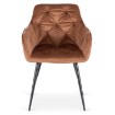 Mebel Elite Стул Modesto, красный, велюровый, ME.MODESTO/RD/CZ/V/K - Home Club, изображение 6
