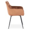 Mebel Elite Стул Modesto, красный, велюровый, ME.MODESTO/RD/CZ/V/K - Home Club, изображение 7