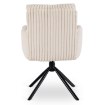 Mebel Elite Вращающееся кресло для гостиной June кремового цвета из вельвета, ME.JUNE/KR/SZTR/K - Home Club, изображение 5