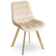 Mebel Elite Стул Devi кремового цвета из велюра, ME.DEVI/KR/ZL/V/K - Home Club