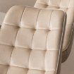 Mebel Elite Стілець Devi кремового кольору з велюру, ME.DEVI/KR/ZL/V/K - Home Club, зображення 4