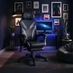 Mebel Elite Ігрове обертове крісло Maximo, чорне, ME.MAXIMO/CZ/T/FO - Home Club, зображення 2