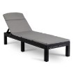 Mebel Elite Садовое кресло Luizjana, чёрный, из техноротанга, ME.LUIZJANA/CZ/P/T/OGR/LEZ - Home Club