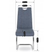Mebel Elite Стул Lopez темно-серый, ME.LOPEZ/CP/T/K - Home Club, изображение 12
