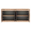 Mebel Elite Комод Blago 180 см, черный/необработанный дуб, W.LUNEA/OSL/MA/KOM4D - Home Club, изображение 4
