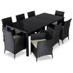 Mebel Elite Комплект садовой мебели Pomona, чёрный/бежевый, ME.POMONA/CZ/RT/OGR/ZES - Home Club, изображение 4