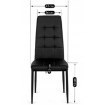 Mebel Elite Стул Tex 2, черный, экокожа, ME.TEX2/CZ/E/K - Home Club, изображение 11