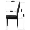 Mebel Elite Стул Tex 2, черный, экокожа, ME.TEX2/CZ/E/K - Home Club, изображение 12